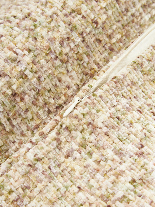 Hanka Chenille Cushion Cover with Pixel Pattern