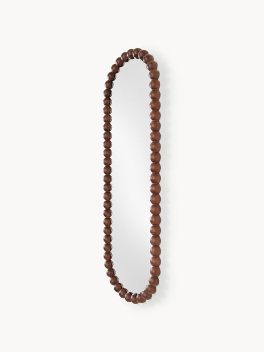 Full-Length Wall Mirror Ayu with Acacia Wood Frame