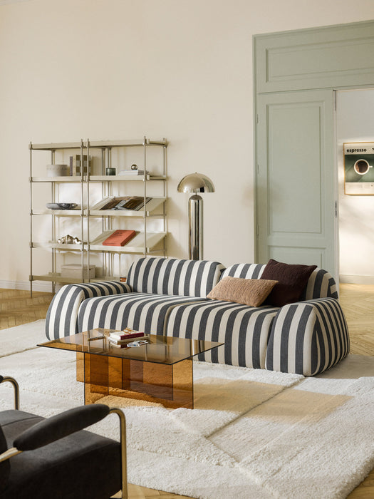 Modular Striped Sofa Wolke 3-seater