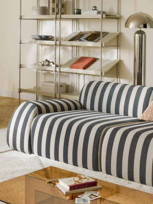 Modular Striped Sofa Wolke 3-seater