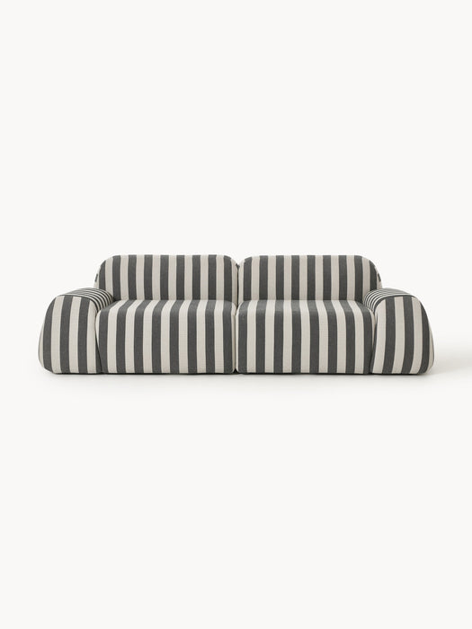 Modular Striped Sofa Wolke 3-seater