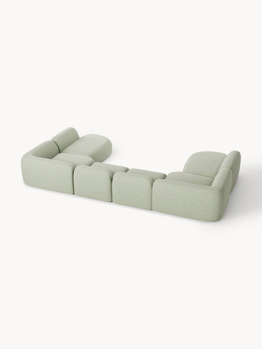 XL Modular Boucl Sofa Wolke