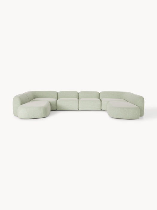 XL Modular Boucl Sofa Wolke