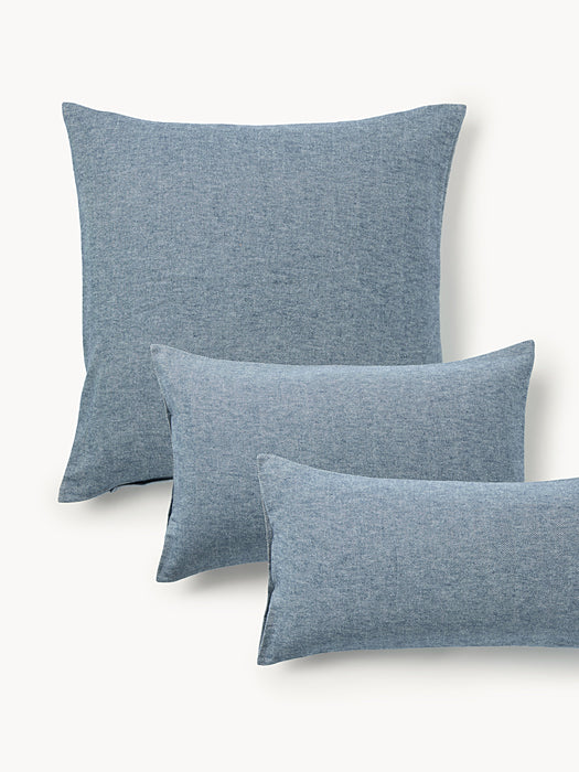 Flannel Pillowcase Wanda with Herringbone Pattern