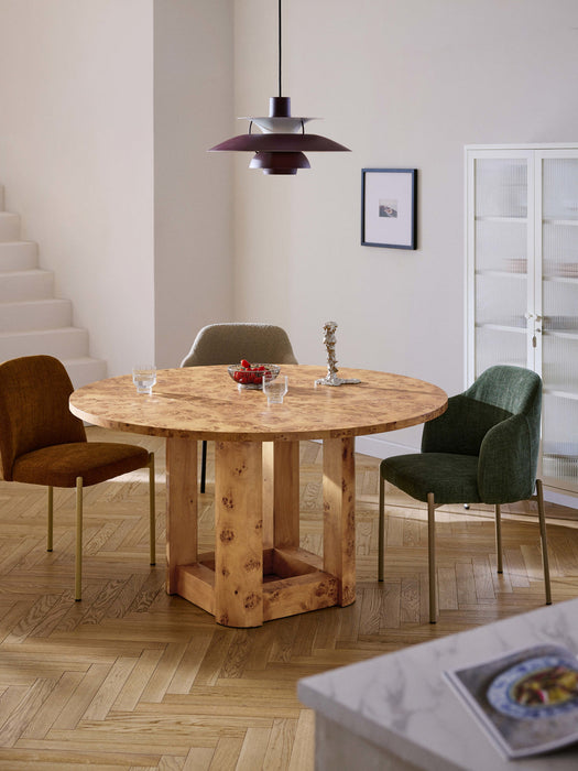 Edward Round Wooden Dining Table, in various sizes