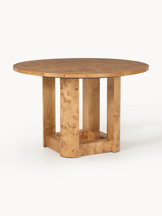 Edward Round Wooden Dining Table, in various sizes