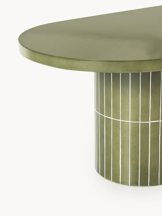 Oval Garden Table Saya 200x100 cm
