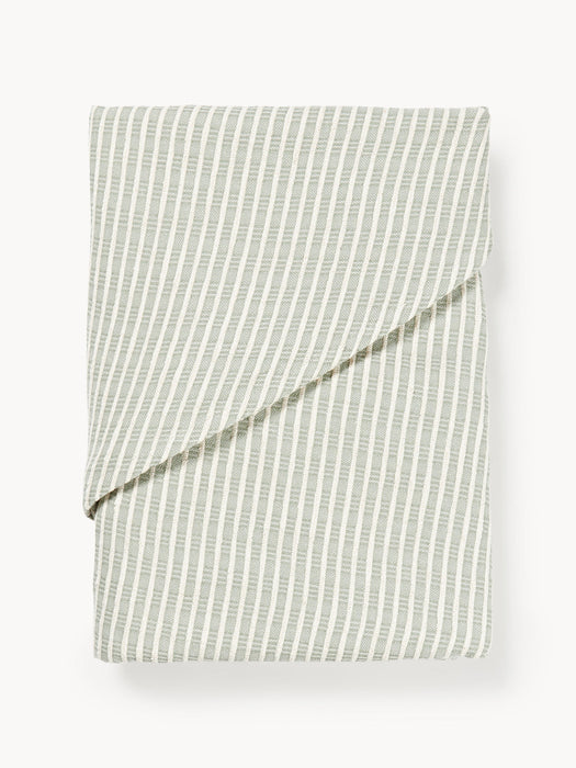 Perry Striped Round Tablecloth
