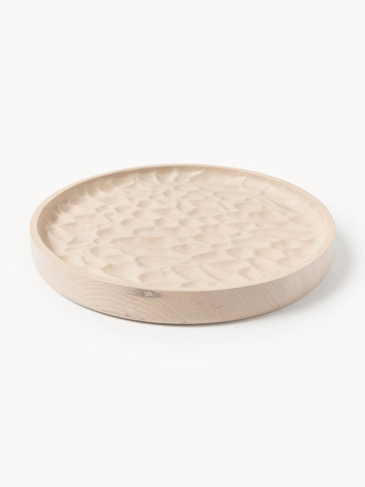 Camila Decorative Ash Wood Tray, Ø 25 cm