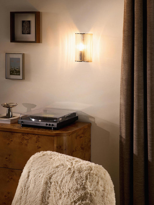 Emmi Wall Lamp with Ribbed Glass