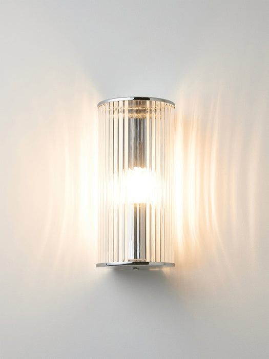 Emmi Wall Lamp with Ribbed Glass