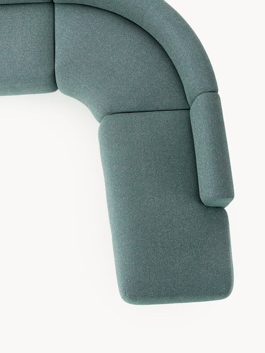 XL Modular Boucl Corner Sofa Sofia