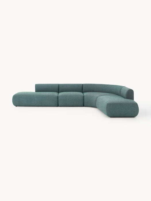 XL Modular Boucl Corner Sofa Sofia