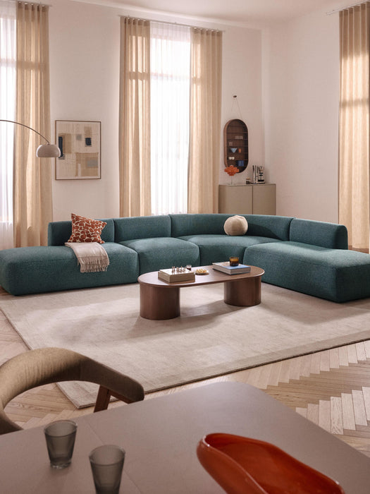XL Modular Boucl Corner Sofa Sofia