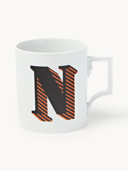 x MEISSEN Handmade Mug Initials with Decorative Motif