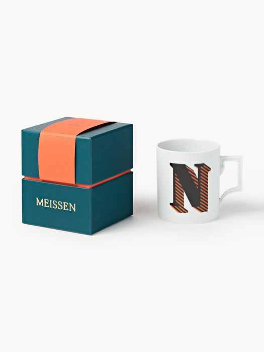 Initials Westwing x MEISSEN, Handmade Mug with Decorative Motif