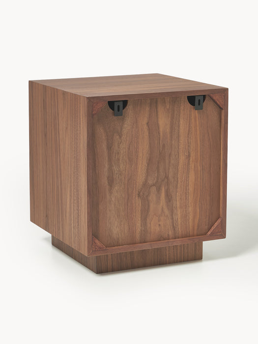 Bedside Table Holden with Travertine Handle