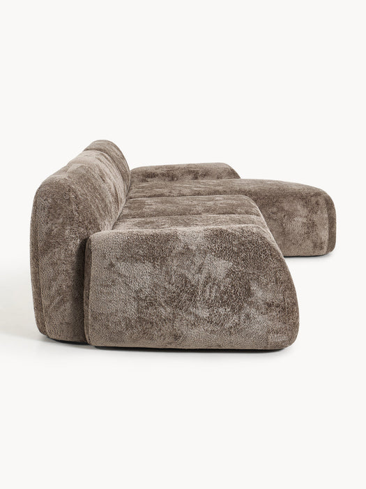 Wolke Modular Teddy Bouclé Corner Sofa (4-seater)