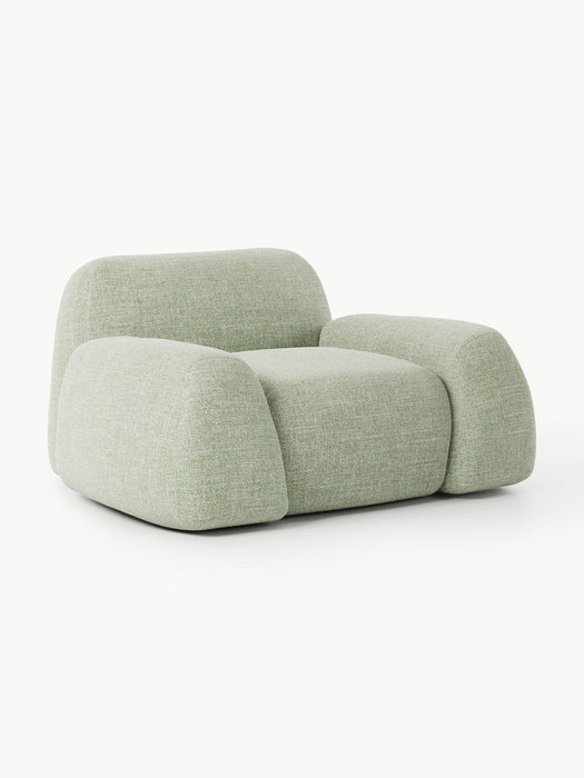 Wolke Bouclé Lounge Chair