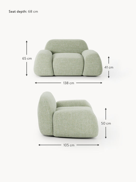 Boucl Lounge Chair Wolke