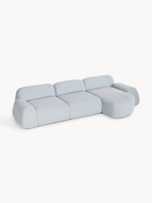 Wolke Modular Bouclé Corner Sofa (4-seater)