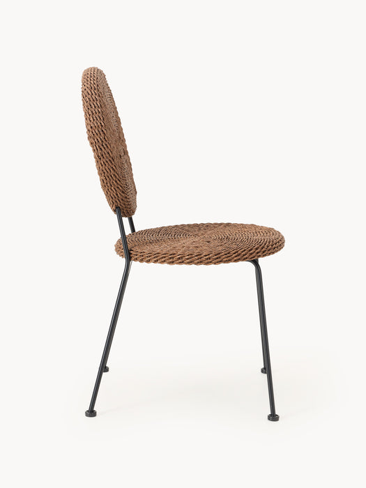 Polyrattan Garden Dining Chairs Spence Set of 2