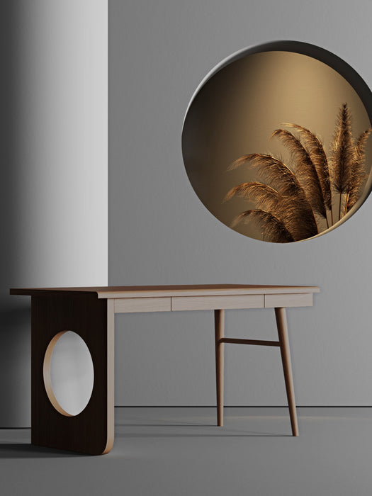 Wooden Desk Bau with Drawer