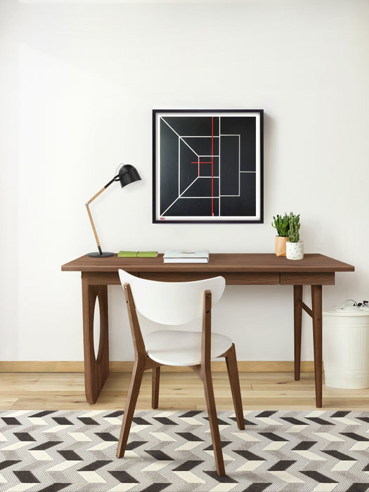 Wooden Desk Bau with Drawer
