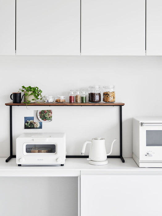 Walnut Wood Kitchen Shelf Tower