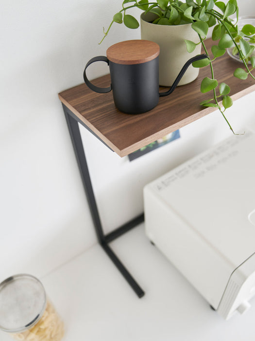 Walnut Wood Kitchen Shelf Tower