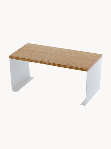 Stackable Oak Wood Kitchen Shelf Tower