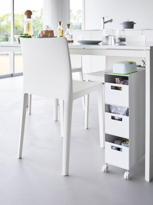 Storage Shelf Tower with Wheels