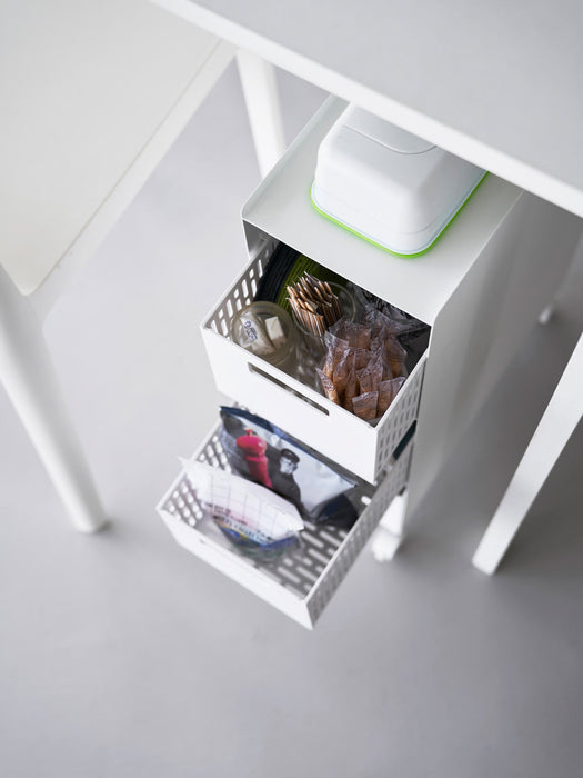 Storage Shelf Tower with Wheels