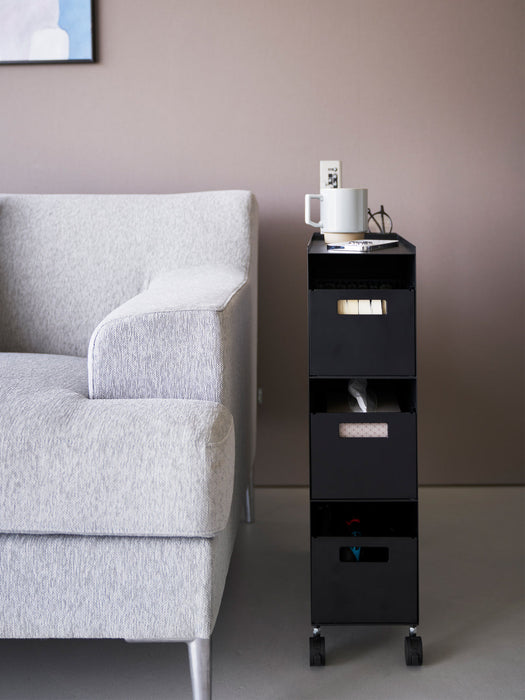 Storage Shelf Tower with Wheels