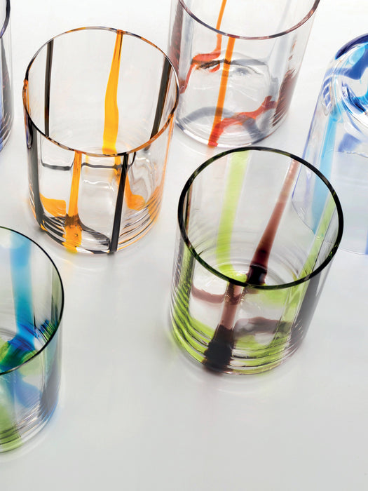 Handmade Soda-Lime Tumblers Tirache Set of 6
