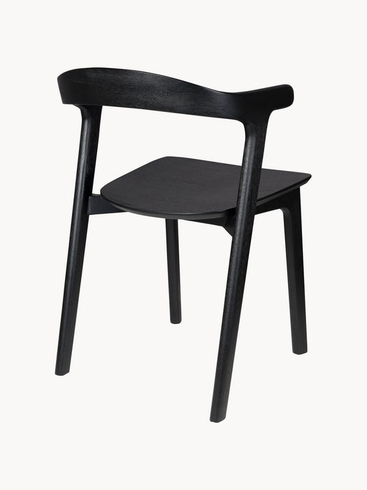 Wooden Dining Chairs Northwood with Armrests Set of 2