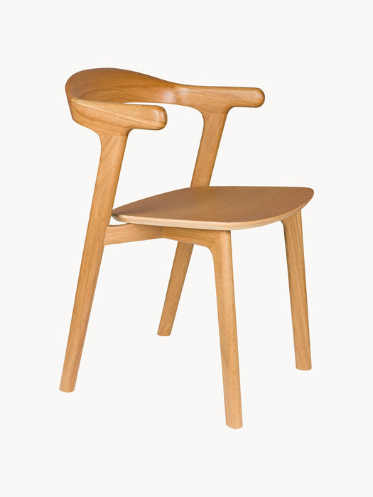 Wooden Dining Chairs Northwood with Armrests, Set of 2