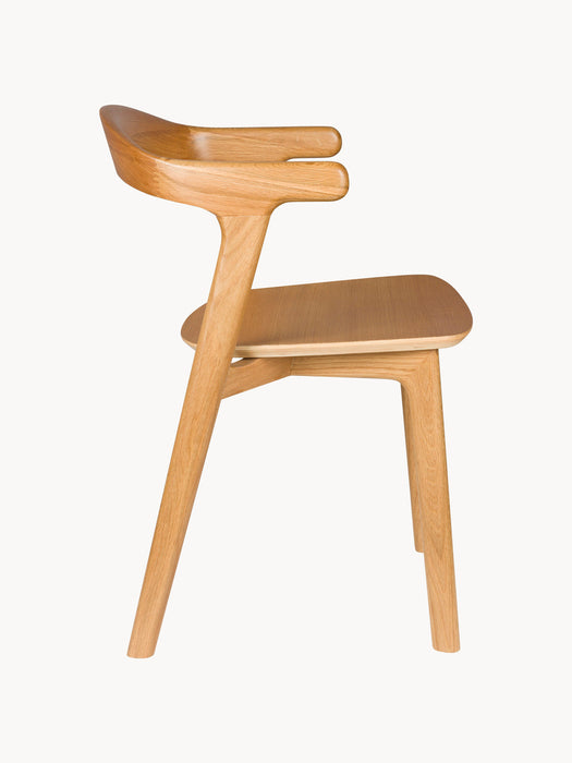 Wooden Dining Chairs Northwood with Armrests, Set of 2