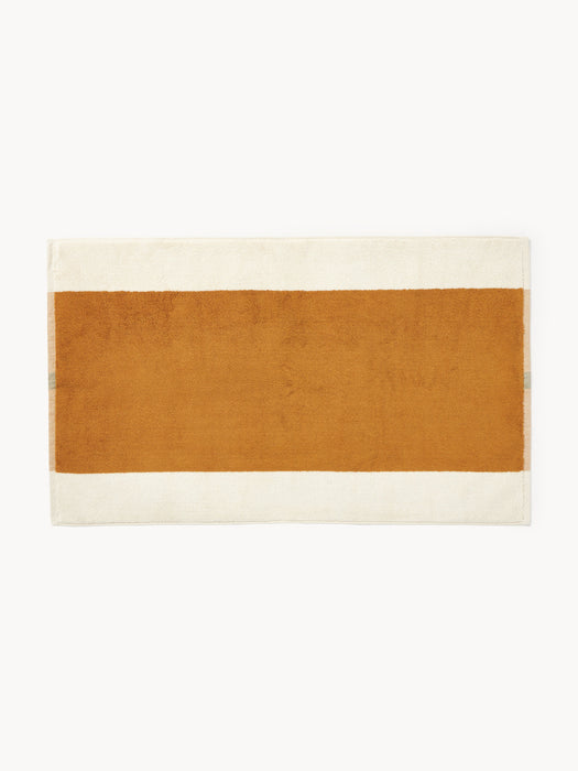 Reversible Cotton Bath Rug Combed