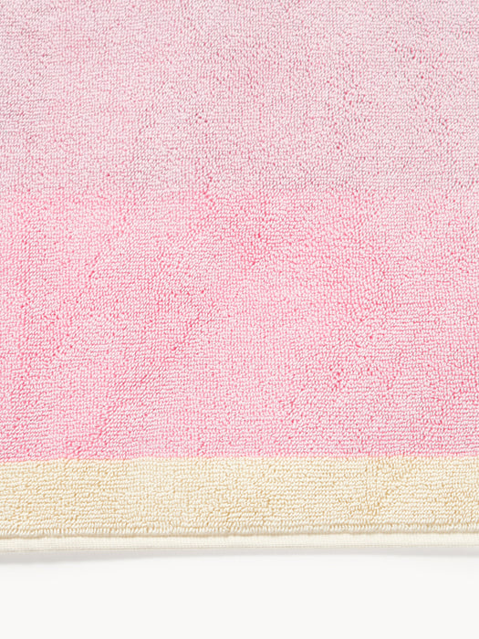 Reversible Cotton Bath Rug Combed