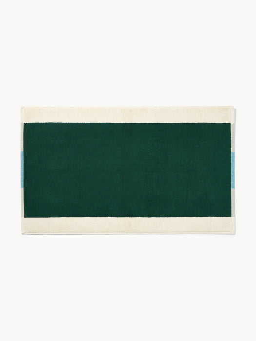 Reversible Cotton Bath Rug Combed