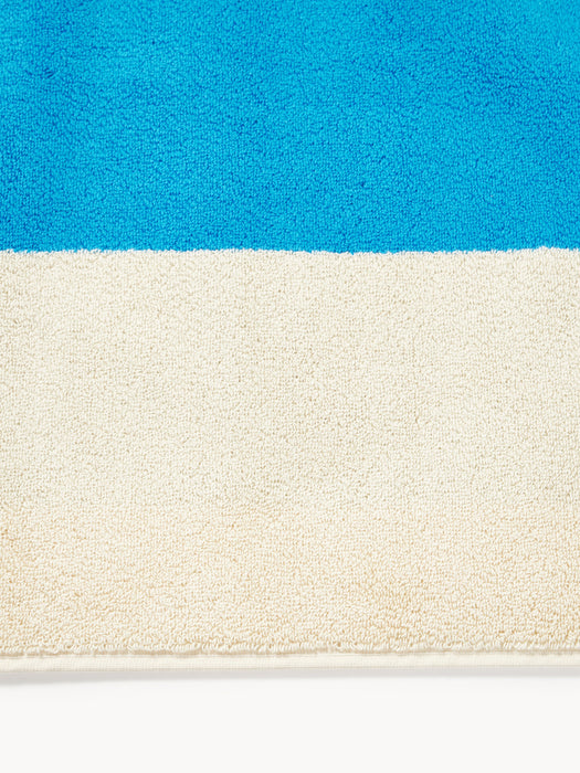 Reversible Cotton Bath Rug Combed