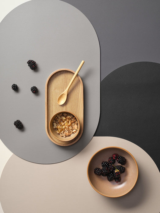Oval Leatherette Placemats Pik Set of 2