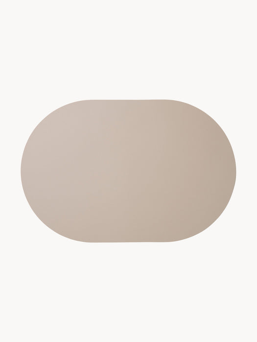 Oval Leatherette Placemats Pik Set of 2