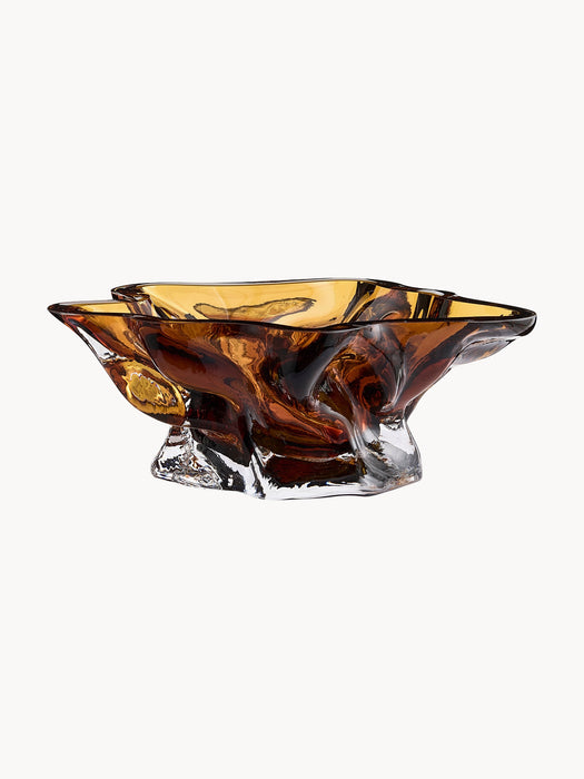 Mouth-Blown Decorative Bowl Vena