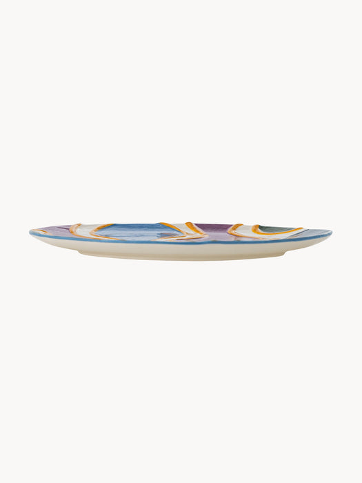 Hand-Painted Dessert Plates Salacia Set of 4