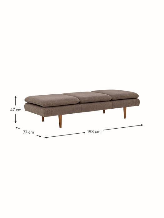 Upholstered Teddy Bench Pione