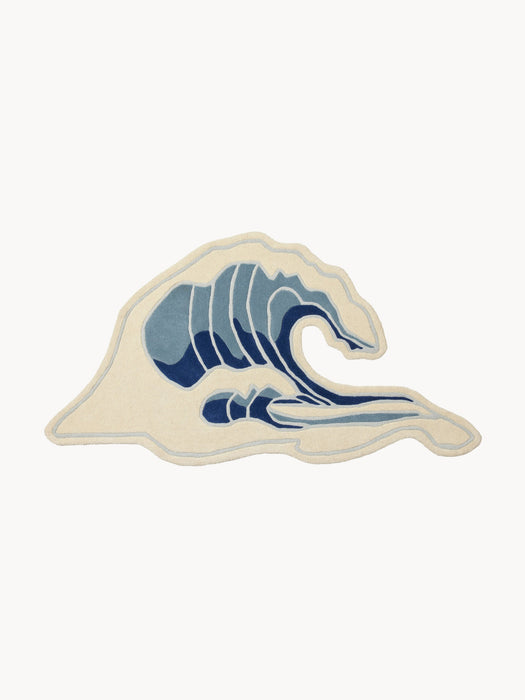 Organic Shape Rug Wave