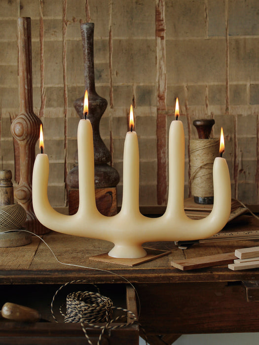 Handmade Candelabra Candle Sybilla