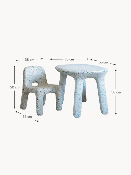 Kids Table All Bright with Chairs Set of 3